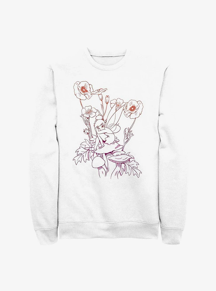 Disney Tinker Bell Fall Mushroom Sweatshirt