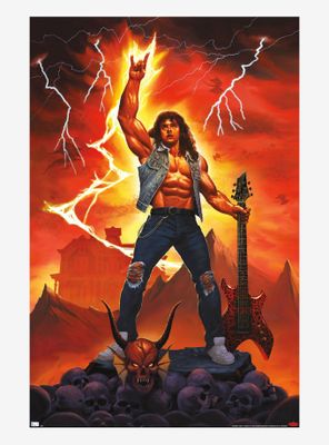 Stranger Things Eddie Rock On Poster