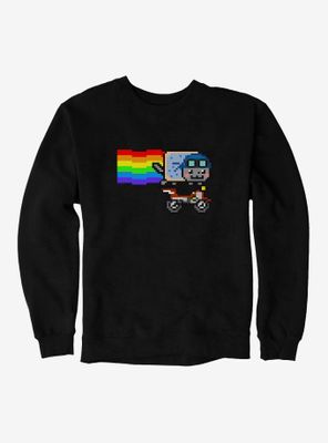 Nyan Cat Biker Sweatshirt
