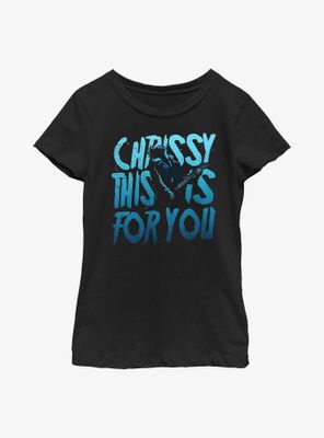 Stranger Things Chrissy This Is For You Youth Girls T-Shirt