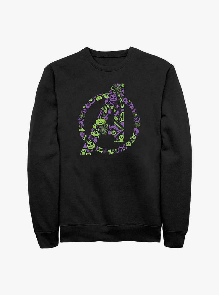 Marvel Avengers Spooky Logo Sweatshirt