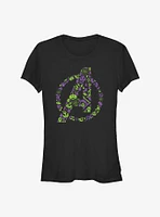 Marvel Avengers Spooky Logo Girls T-Shirt