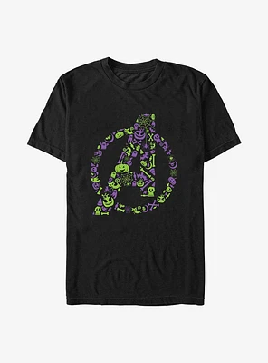 Marvel Avengers Spooky Logo T-Shirt