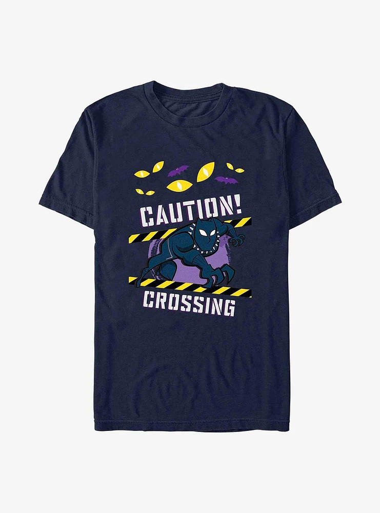 Marvel Black Panther Caution Crossing T-Shirt