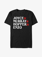 Stranger Things Joyce & Murray Hopper Enzo T-Shirt