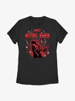 Stranger Things Eddie Munson Most Metal Ever The Upside DownWomens T-Shirt