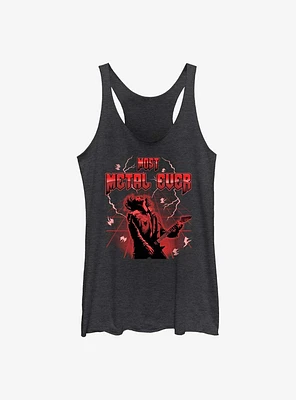 Stranger Things Eddie Munson Most Metal Ever The Upside DownWomens Tank Top