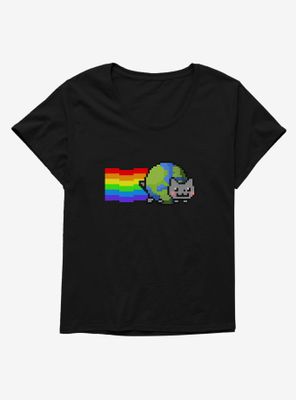 Nyan Cat World Womens T-Shirt Plus