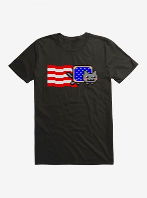 Nyan Cat American Flag T-Shirt