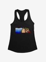 Nyan Cat Fiesta Dog Womens Tank Top