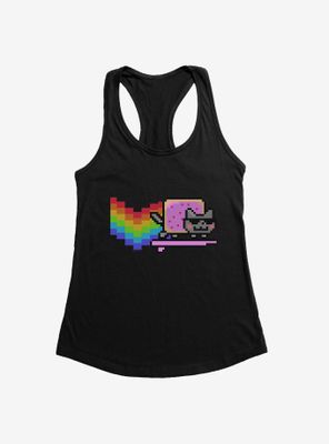 Nyan Cat Surfing Womens Tank Top