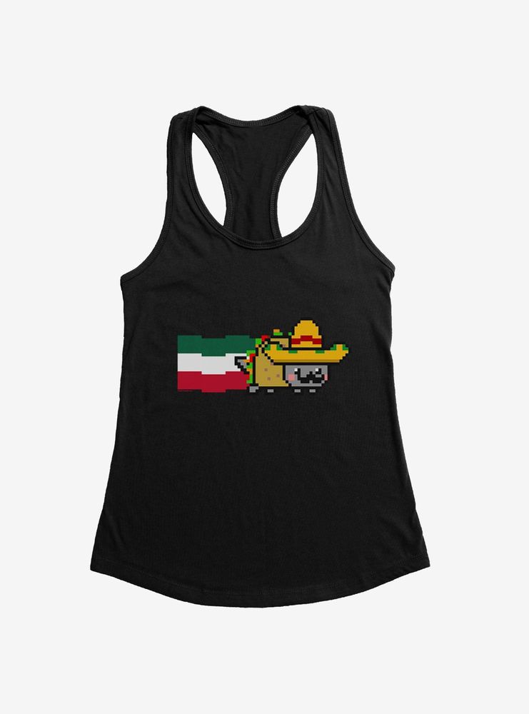 Nyan Cat Taco Sombrero Womens Tank Top