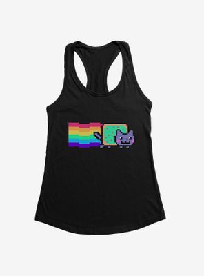 Nyan Cat Vaporwave Womens Tank Top