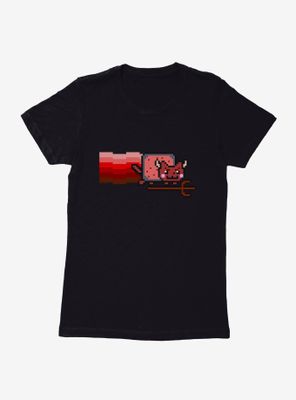 Nyan Cat Demon Womens T-Shirt