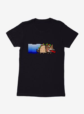 Nyan Cat Fiesta Dog Womens T-Shirt