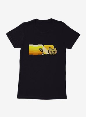 Nyan Cat Gold Womens T-Shirt