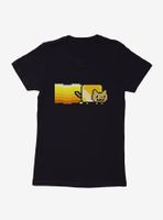 Nyan Cat Gold Womens T-Shirt