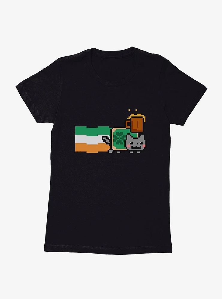 Nyan Cat Lucky Womens T-Shirt
