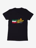 Nyan Cat Taco Sombrero Womens T-Shirt