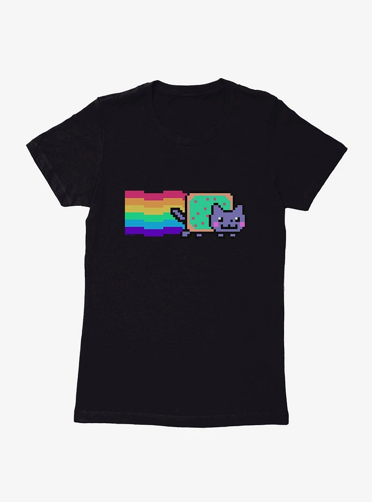 Nyan Cat Vaporwave Womens T-Shirt