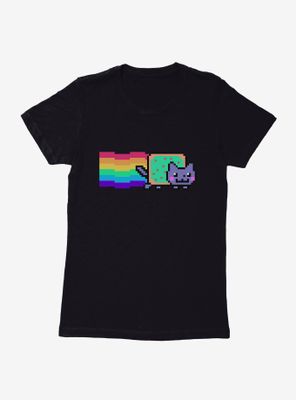 Nyan Cat Vaporwave Womens T-Shirt
