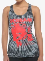 Scream Poster Tie-Dye Girls Tank Top