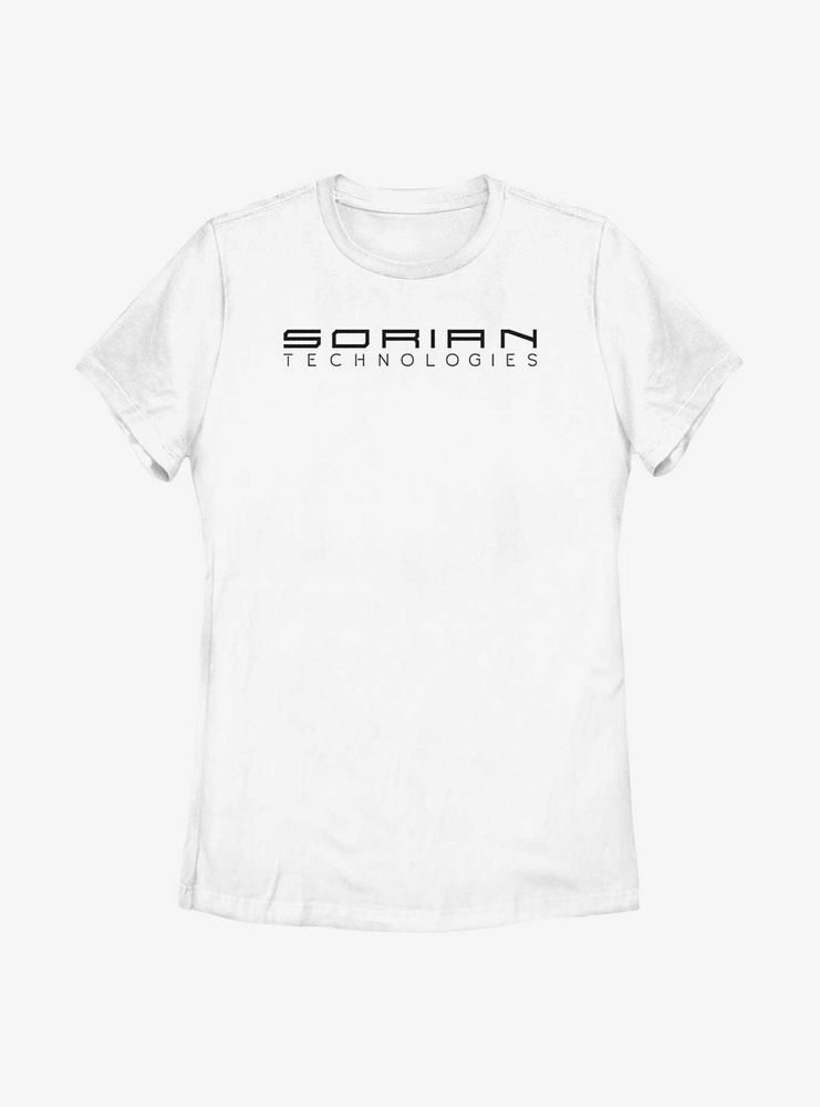 The Adam Project Sorian Technologies Logo Womens T-Shirt