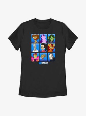 Human Resources Monsters Box Womens T-Shirt