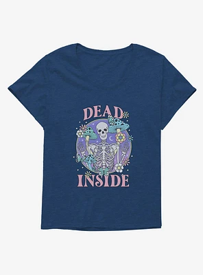Dead Inside Skeleton Girls T-Shirt Plus