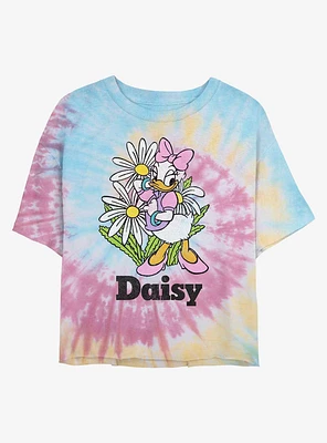 Disney Daisy Duck Tie Dye Crop Girls T-Shirt