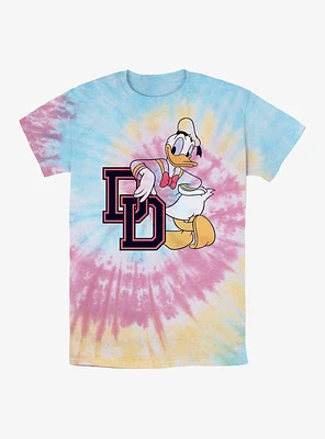 Disney Donald Duck Collegiate Tie Dye T-Shirt