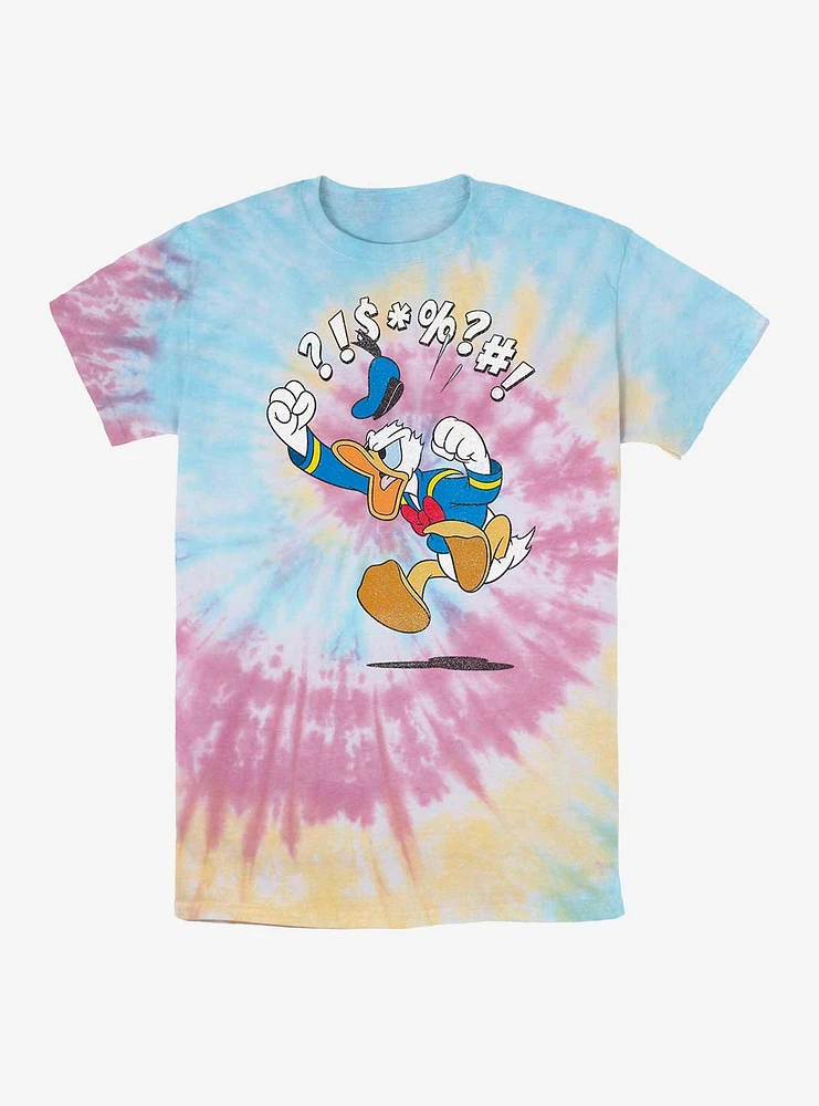 Disney Donald Duck Mad Tie Dye T-Shirt