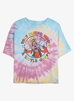 Disney Goofy A Little Tie Dye Crop Girls T-Shirt