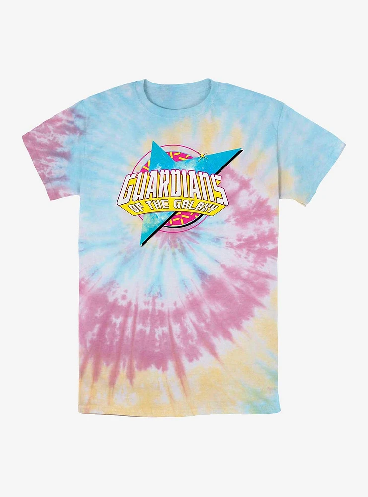 Marvel Guardians of the Galaxy Badge Tie Dye T-Shirt