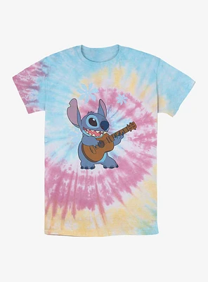 Disney Lilo & Stitch Ukulele Tie Dye T-Shirt