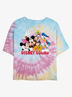 Disney Mickey Mouse Squad Tie-Dye Crop Girls T-Shirt