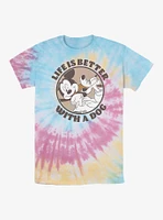 Disney Mickey Mouse Dog Life Tie Dye T-Shirt