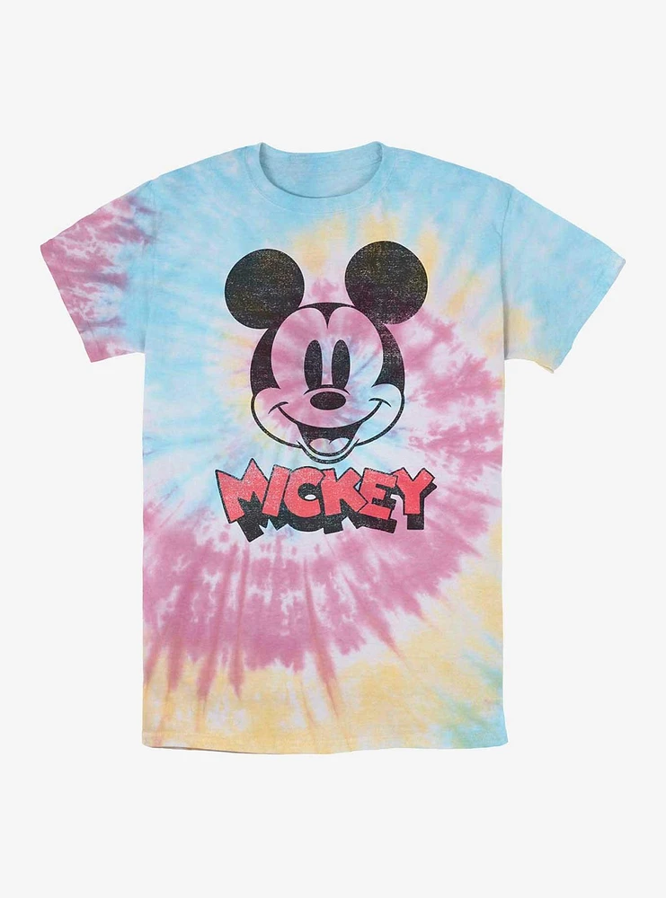 Disney Mickey Mouse Heads Up Tie Dye T-Shirt