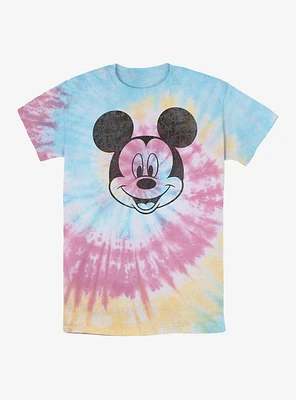 Disney Mickey Mouse Face Tie Dye T-Shirt