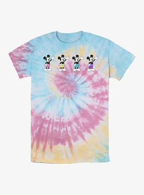 Disney Mickey Mouse Neon Pants Tie Dye T-Shirt