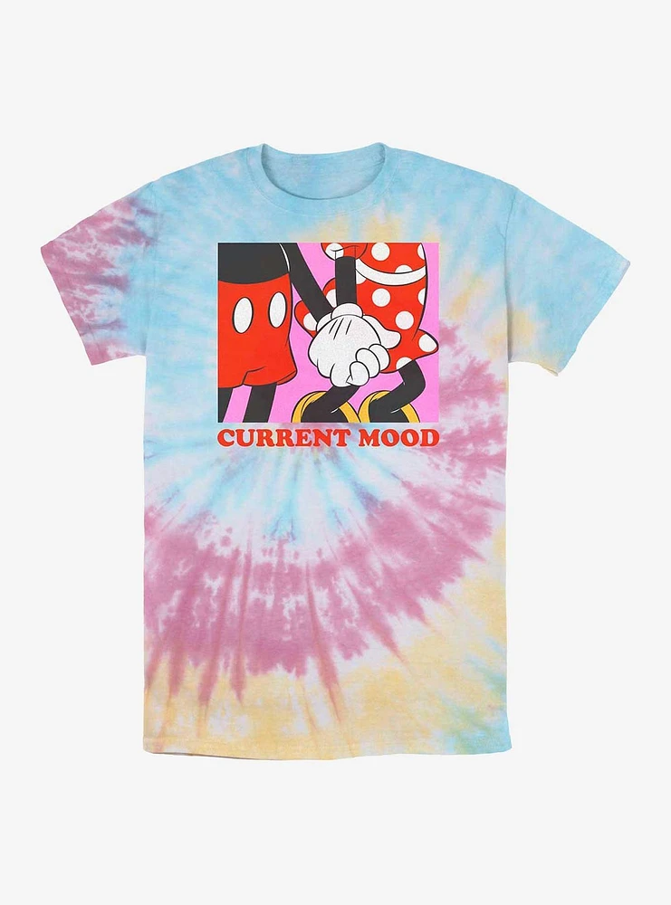 Disney Mickey Mouse & Minnie Current Mood Tie Dye T-Shirt