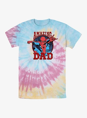Marvel Spider-Man Amazing Dad Tie Dye T-Shirt
