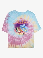 Disney Aladdin VHS Tie Dye Crop Girls T-Shirt