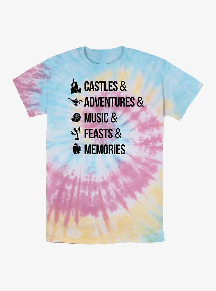 Disney Princesses Just Things Tie Dye T-Shirt