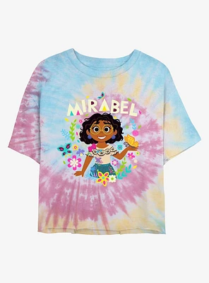 Disney Encanto Mirabel Tie Dye Crop Girls T-Shirt