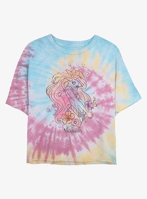 Disney The Little Mermaid Ariel Dream Tie Dye Crop Girls T-Shirt