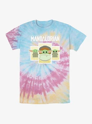 Star Wars The Mandalorian Child Tie Dye T-Shirt