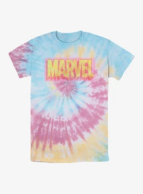 Marvel Logo Drip Tie Dye T-Shirt