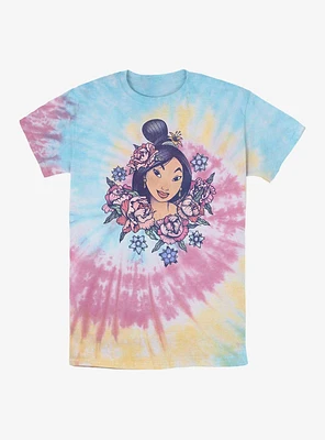 Disney Mulan Floral Tie Dye T-Shirt