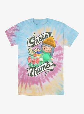 Nintendo Green Thumb Tie Dye T-Shirt